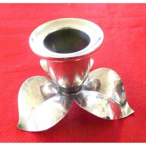 Silver Plated Art Deco Candle Stick Holder